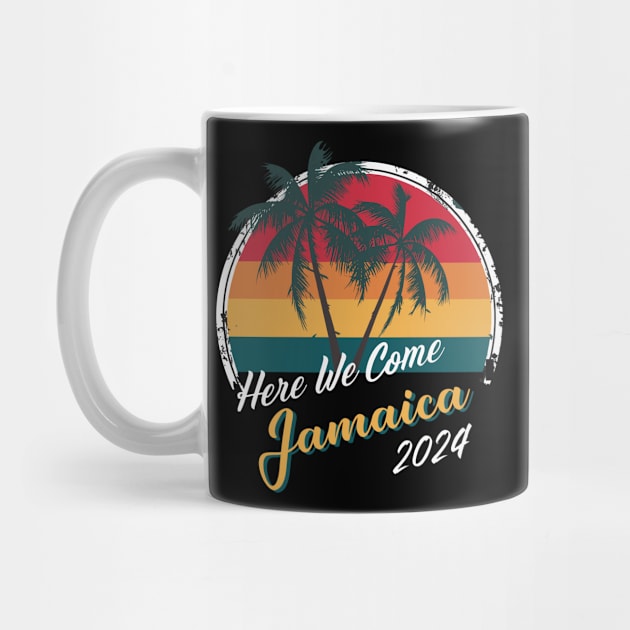 Here We Come Jamaica Trip Girls Trip Family Vacation 2024 by AimArtStudio